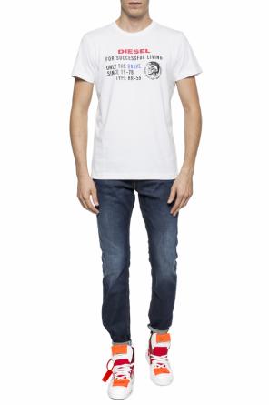 T-shirt with an inscription and logo, zdjęcie 2 T-shirt with an inscription and logo od Diesel